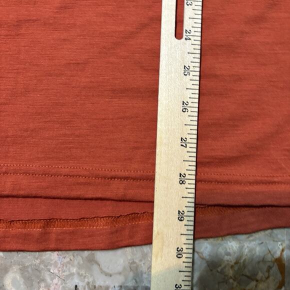 Cima Coppi Merino Wool Base Layer Mens XL Burnt Orange Long Sleeve Cycle Spain - Picture 6 of 10